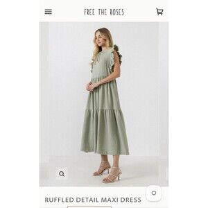 Free The Roses Women’s Maxi Dress Size M